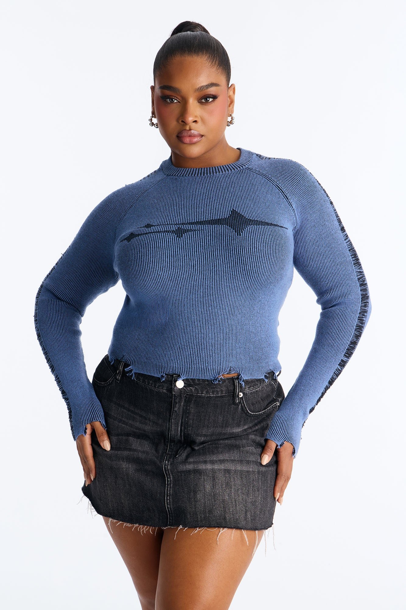 You're A Star Marled Sweater - Image 4