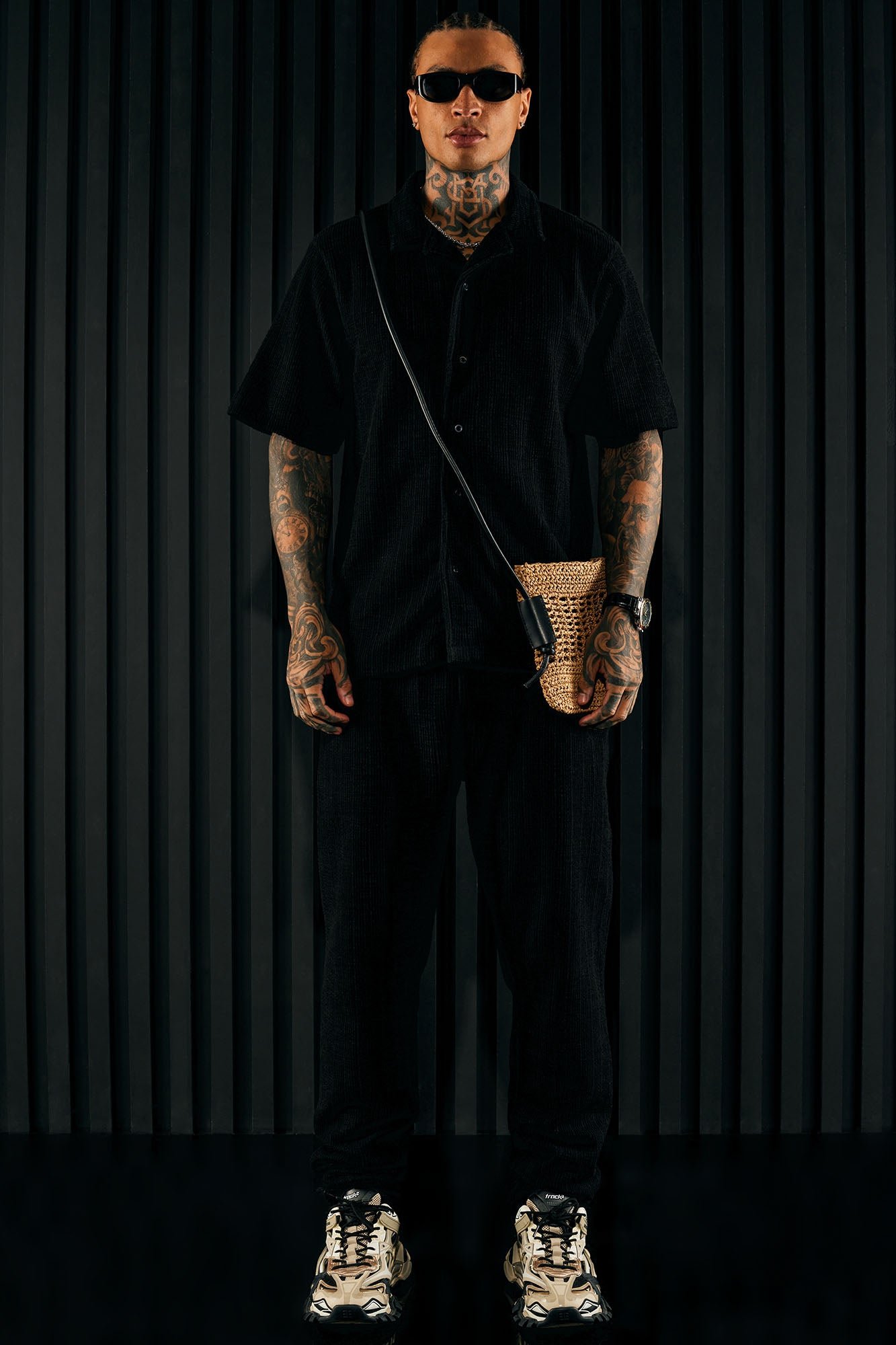Dean Textured Short Sleeve Button Up Shirt - Image 3
