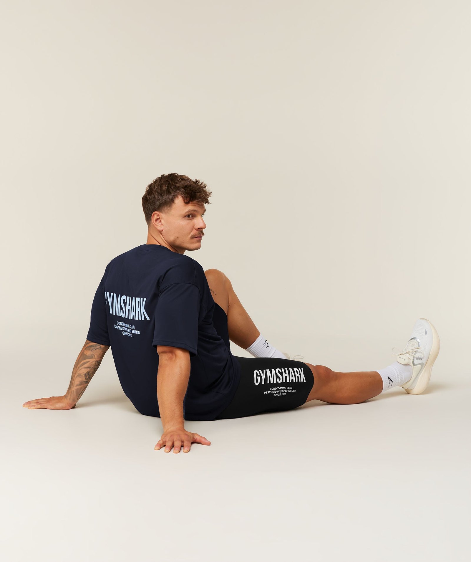 Conditioning Club Oversized T-Shirt - Heavy Blue/Tranquil Blue - Image 4